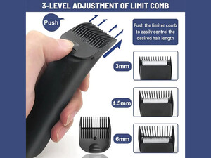 قیمت ماشین اصلاح موی سر و بدن شارژی ضدآب کیمی Kemei KM-1840 Electric Body Clipper Hair Trimmer