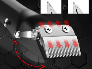 فروش شیور موی سر و بدن حرفه‌ای شارژی کیمی Kemei TOP-63 Rechargeable Trimmer Cordless Electric Shaver