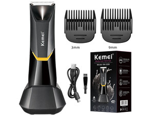 ماشین اصلاح موی بدن شارژی ضدآب کیمی Kemei Body Hair Trimmer KM-3208