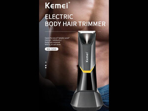 ماشین تراش شارژی ضدآب کیمی Kemei Body Hair Trimmer KM-3208