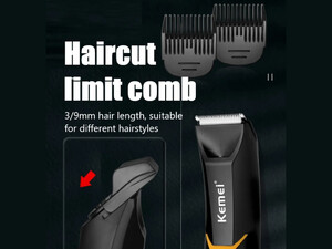 ماشین اصلاح موی بدن شارژی ضدآب کیمی Kemei Body Hair Trimmer KM-3208