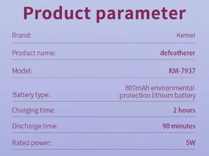 ماشین اصلاح کننده موی شارژی کیمی Kemei Multifunction Portable Epilator KM-7937