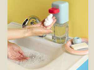 فروش دستگاه فوم ساز مایع دستشویی اتوماتیک smart foam hand sanitizer machine HS03
