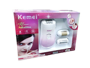 اپیلاتور سه کاره شارژی کیمی Kemei Epilator Hair Remover KM-908B