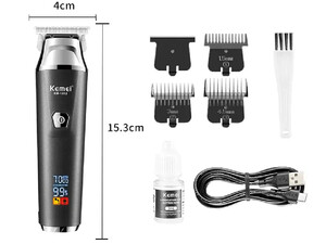 پیرایش موی سر و صورت شارژی کیمی Kemei Hair Trimmer Machine KM-1512