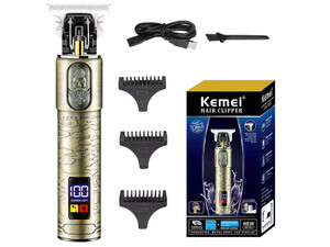 ماشین اصلاح شارژی کیمی kemei Ipx7 Rechargeable Hair Trimmer km-863