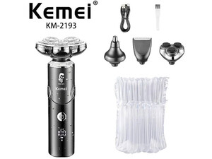 کیفیت ریش تراش شارژی کیمی KEMEI Multifunction Cordless Electric Shaver TXD-KM-2193