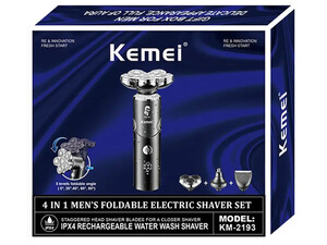 خرید ماشین اصلاح شارژی کیمی KEMEI Multifunction Cordless Electric Shaver TXD-KM-2193