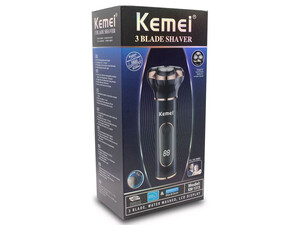 ریش تراش شارژی ضدآب کیمی Kemei Rechargeable Facial Electric Shaver Km-1315