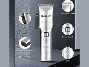 شیور موی سر و صورت شارژی کیمی Kemei Hair Clipper Trimmer KM-6050