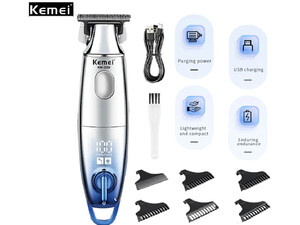 لوازم آرایش موی شارژی کیمی Kemei Rechargeable Professional Hair Trimmer KM-3230