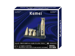 ست ماشین اصلاح موی سر، صورت و بدن شارژی کیمی Kemei Professional Men Hair Clipper Trimmer Set KM-5859