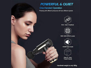 ماساژور تفنگی بدن پادوم Padom Massage Gun for Pain Relief with 4 Massage Heads