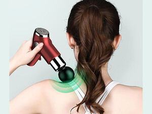 کیفیت مینی ماساژور شارژی تفنگی kh-515 Mini Digital Fascial Massage gun