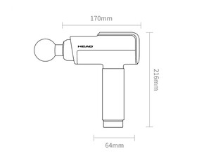 کیفیت ماساژور تفنگی قابل حمل شیائومی مدل Xiaomi HEAD Pro Massage Gun FG007