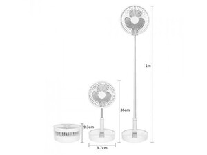 پنکه قابل شارژ تاشو یاندو XUNDD Foldable Stretching Rechargeable Stand Fan