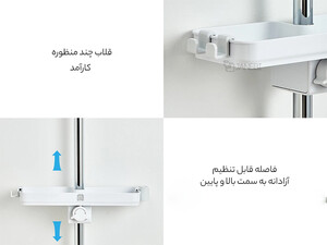 کیفیت قفسه حمام قابل حمل شیائومی Portable shower stand Xiaomi Mijia Dabai DXZW001
