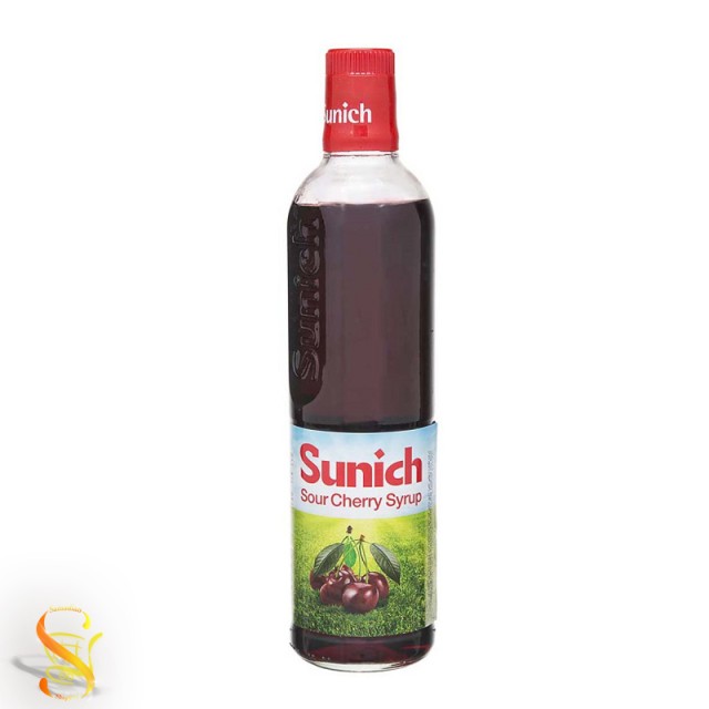 شربت سن ایچ آلبالو شیشه‌ای