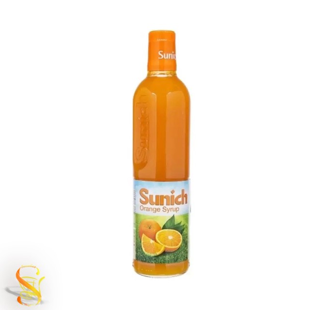 شربت سن ایچ پرتقال شیشه‌ای