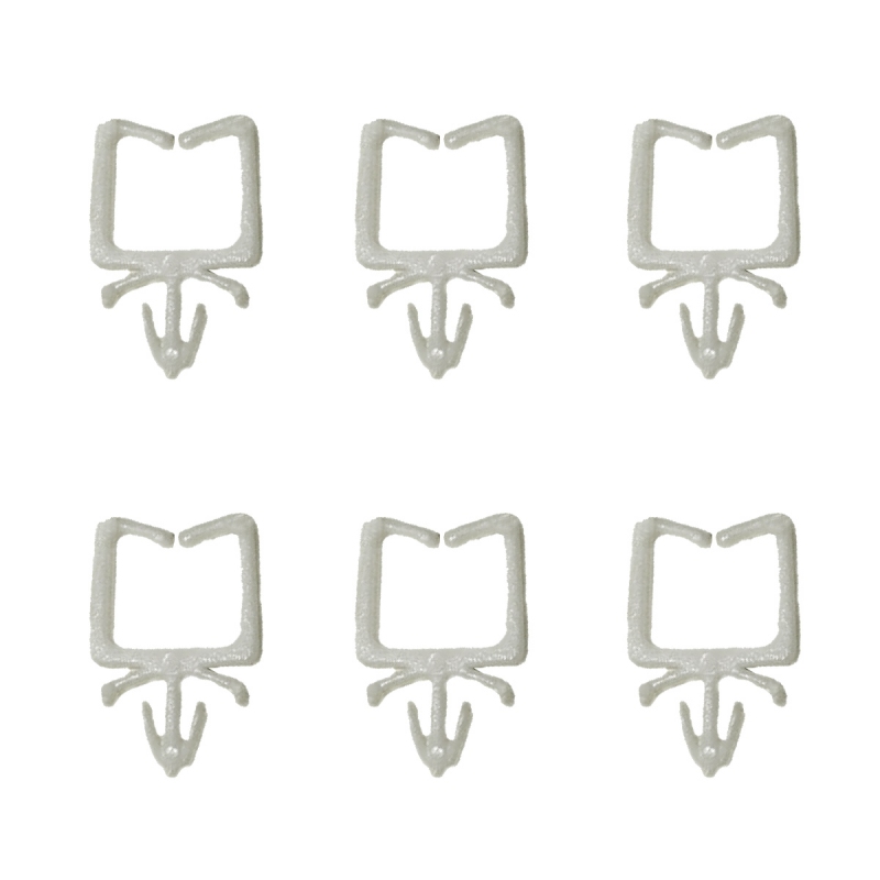 خار نگهدارنده شیلنگ شیشه شور پراید و تیبا بسته 6 عددی