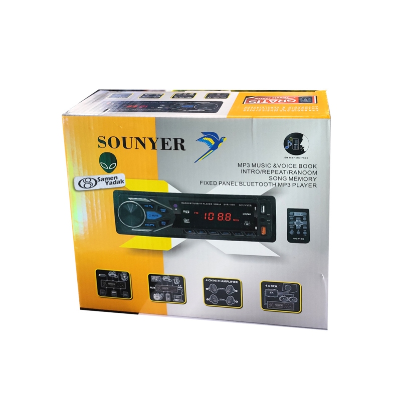 پخش خودرو MP3 و بلوتوث دار Sounyer مدل 1100