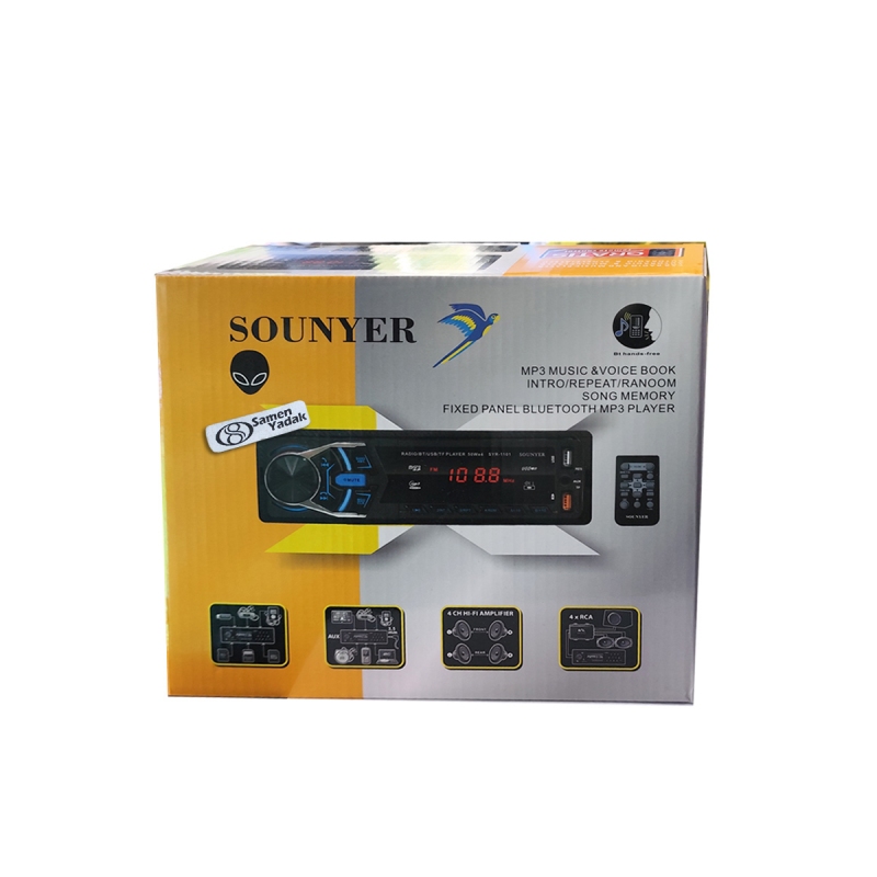 پخش خودرو MP3 و بلوتوث دار Sounyer مدل 1101