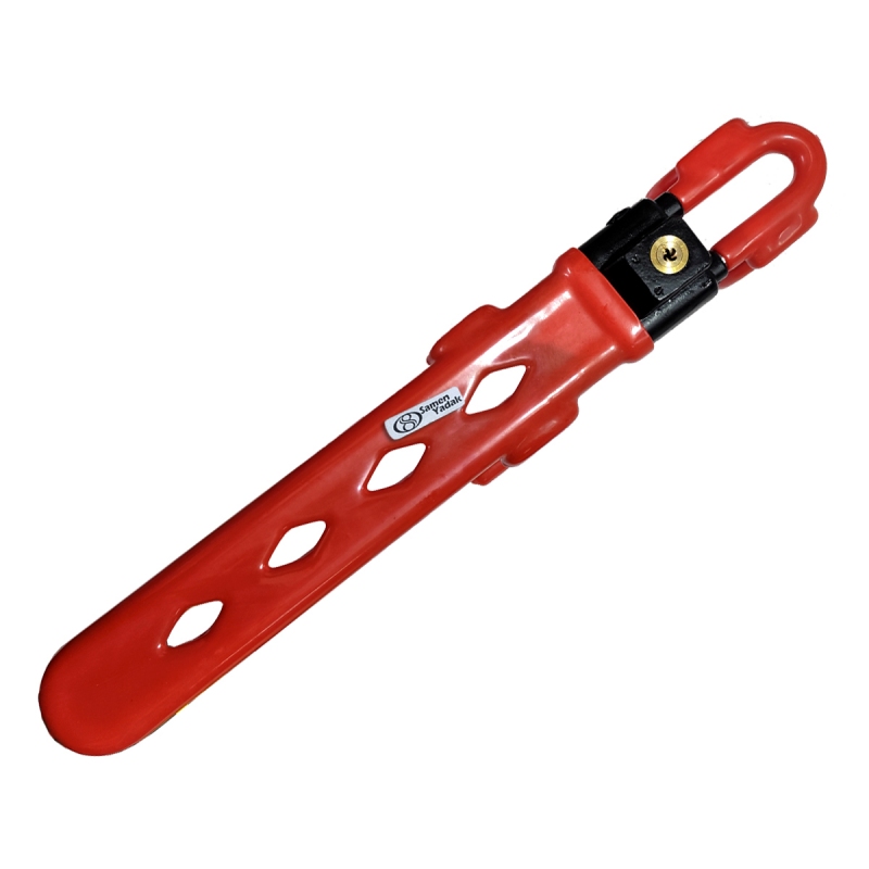 قفل فرمان دوبل دسته دار کلید ستاره ای چهار پر دیگ لاک