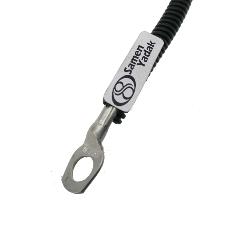 کابل تقویت اتصال منفی خودرو 80 سانتی متری سیم 10 مسی