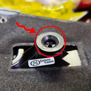 لاستیک نگهدارنده کاور تزیینی موتور Tu5 (رانا ، تارا ، 207)