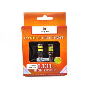 لامپ 26  SMD سفیدچراغ کوچک خودرو T10 کانپکس بسته دو عددی