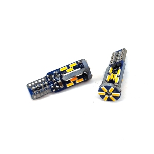 لامپ 30  SMD نارنجی چراغ کوچک خودرو T10 کانپکس بسته دو عددی