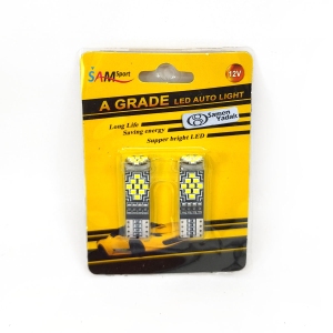 لامپ 24 SMD سفید T10چراغ کوچک خودرو SAM بسته دو عددی