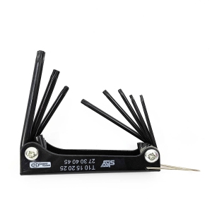 آچار آلن ستاره‌ای چاقویی SKY مدل ST-1045B | ست 7 عددی سایز T10 تا T45