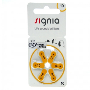 باطری سمعک A10 - PR70 (بسته 6 عددی)