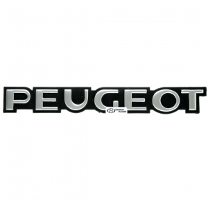 آرم نوشته پژو دور مشکی PEUGEOT