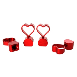 سر والف تزئینی طرح قلب