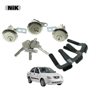 قفل سوئیچی تیبا سری (نیک) (دو درب و صندوق)