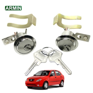 قفل سوئیچی تیبا دری (آرمین) (دو درب) برنجی