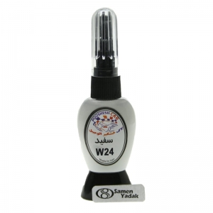 لاک خشگیر اتومبیل رنگ سفید کد W24 - نیسان 1S02