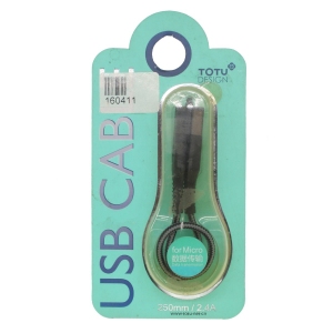 کابل شارژ میکرو یو اس بی کوتاه (TOTU MicroUSB Cable)