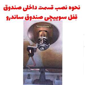 قفل سوئیچی ضد سرقت صندوق رنو ساندرو