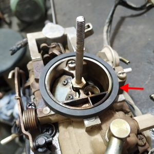 واشر لاستیکی زیر هواکش پراید کاربراتور