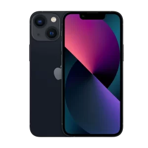 گوشی اپل مدل iphone 13  باحافظه 256 گیگ پک اصلی و ریجسترشده با گارانتی شرکتی not active رنگ مشکی