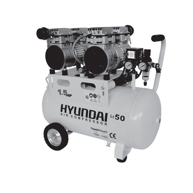 کمپرسور باد سایلنت 1.5HP هیوندای مدل 1550-ac