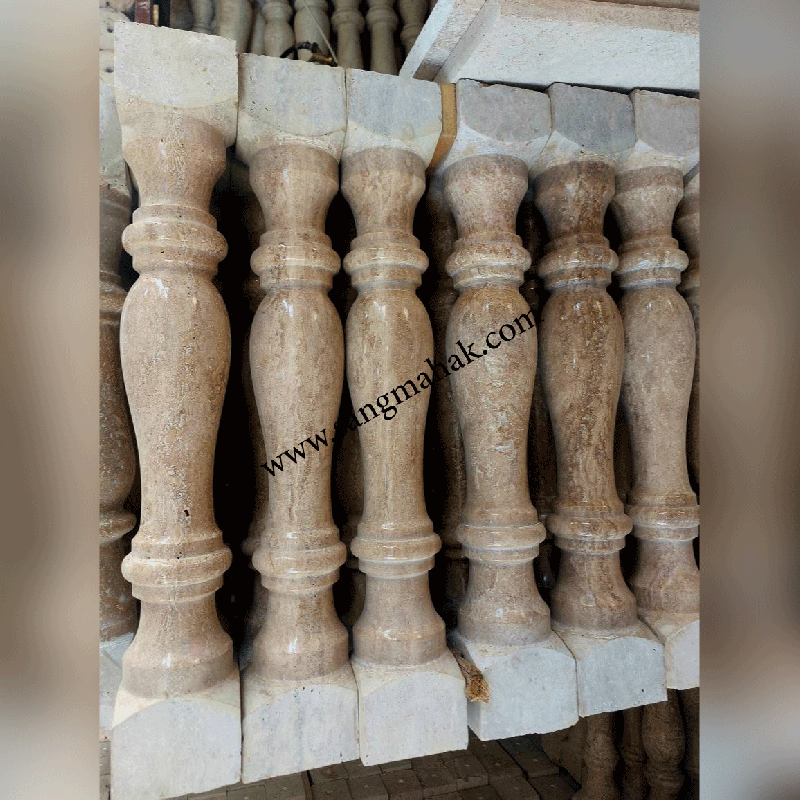 صراحی سنگی(نرده سنگی) گرد
