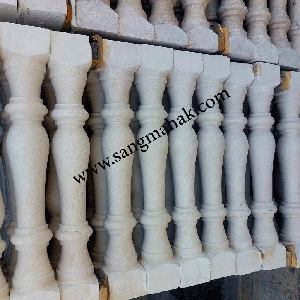 صراحی سنگی(نرده سنگی) گرد
