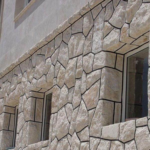 استفاده از سنگ دیوار در نمای ساختمان