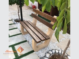 نیمکت طرح چوب