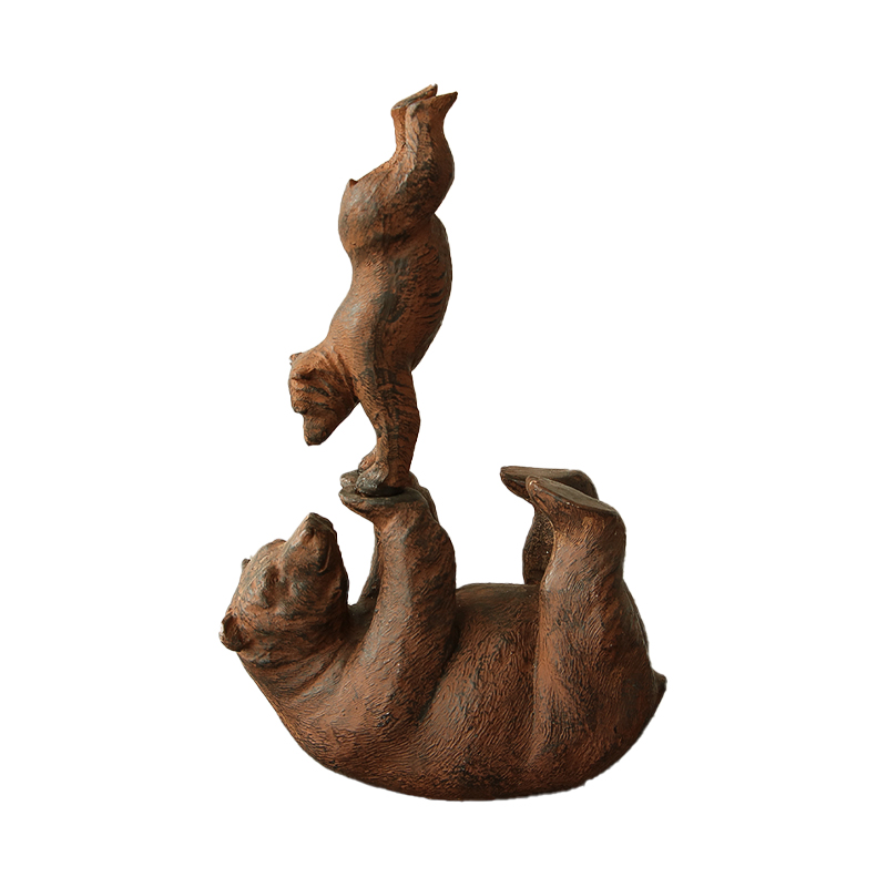 تندیس بازی خرس و بچه