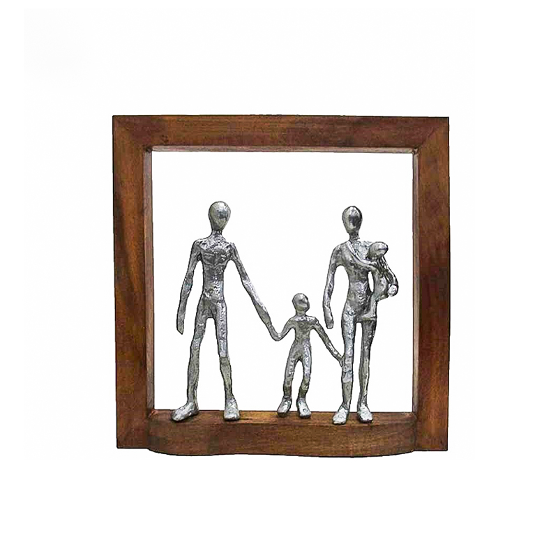 تندیس قاب چوب خانواده شاد